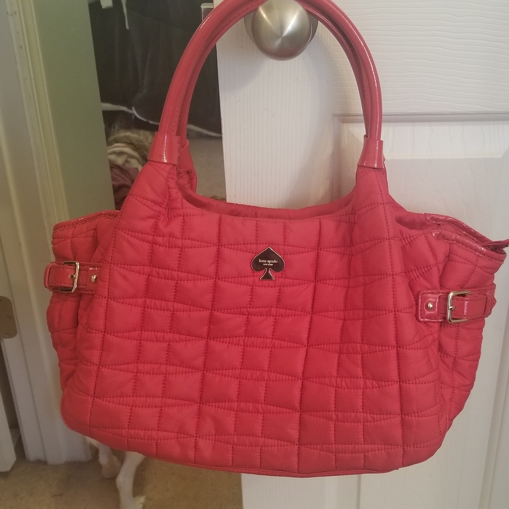 Kate Spade Quilted Signature Satchel Handbag